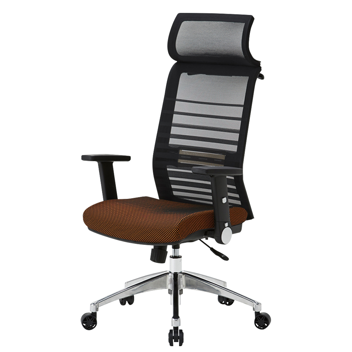エルゴノミックチェアJG6 幅680 奥行675-730 高さ1180-1270 KF-JG6138 通販 オフィスチェア・事務椅子  オフィス家具のカグクロ