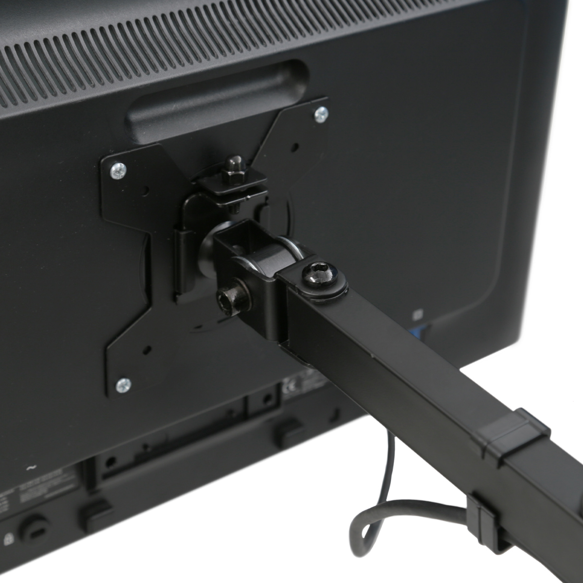 ディスプレイボード モニタシェルフ テレビにも取付可能 無段階角度調整 オフィス ホーム テレワークのデスク周りの収納に 取付簡単 支柱角度調整可 DPRK3316