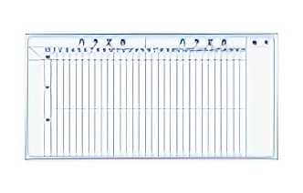 壁掛けホワイトボード 月予定 縦書き 幅1800 高さ905 WSK-1890V 通販