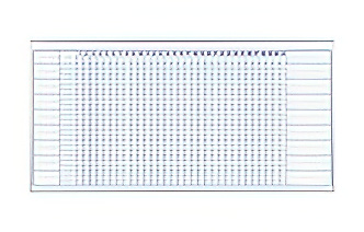 両面脚付きホワイトボード 月予定 縦書き/無地 幅1800 高さ905 WS