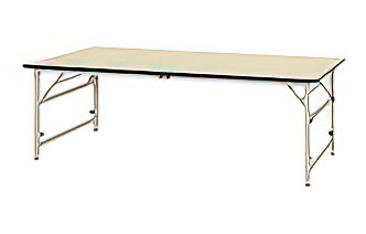 折りたたみワークテーブル 高さ調節タイプ 幅1800 奥行600 高さ600-900