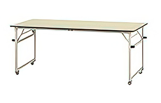 折りたたみワークテーブル 移動式タイプ 幅1800 奥行750 高さ740 YI