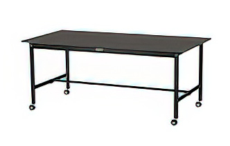 固定式ブラックワークテーブル 幅1800 奥行900 高さ740 YI-SUM1890-MB